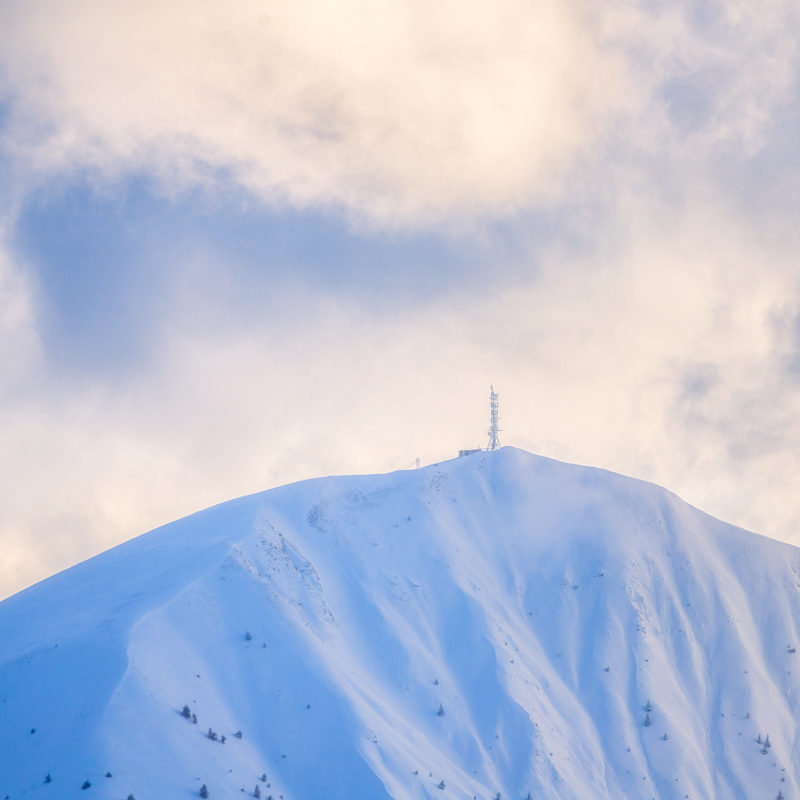 l'hiver dans les alpes de haute provence